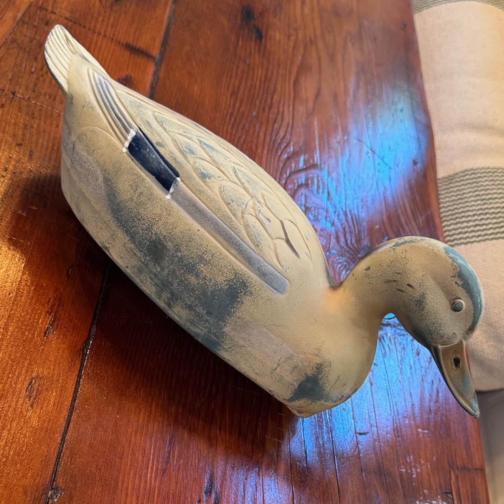 1956 Vintage Fairfax Feather Lite STM-55 J.S. McGuire 14" Hen Mallard Decoy Duck